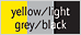 yellow/light grey/black