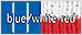 blue/white-red