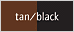 tan/black