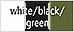 white/black/green