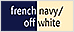 french navy/off white