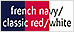 french navy/classic red/white