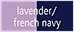 lavender/french navy