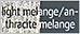 light melange/anthracite melange