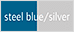 steel blue/silver