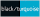 black/turquoise