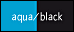 aqua/black