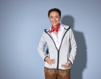 Damen Strickfleece Kapuzenjacke Daiber | JN 588