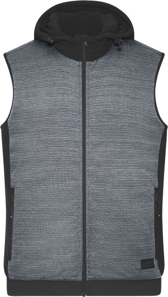 Wattiertes Herren Hybrid Strickfleece Gilet Daiber | JN 1848