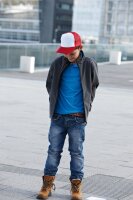 Kinder 5 Panel Polyester Mesh Kappe Daiber | MB 71