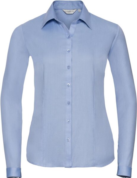 Herringbone Bluse langarm Russell | 962F