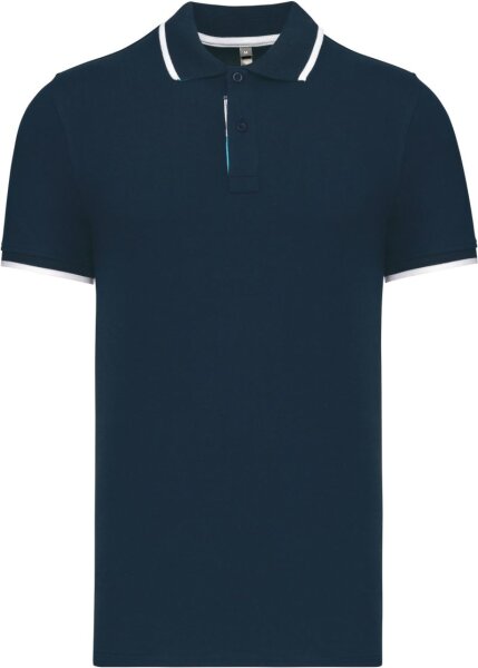 Herren Kontrast Piqué Polo Kariban | K 245