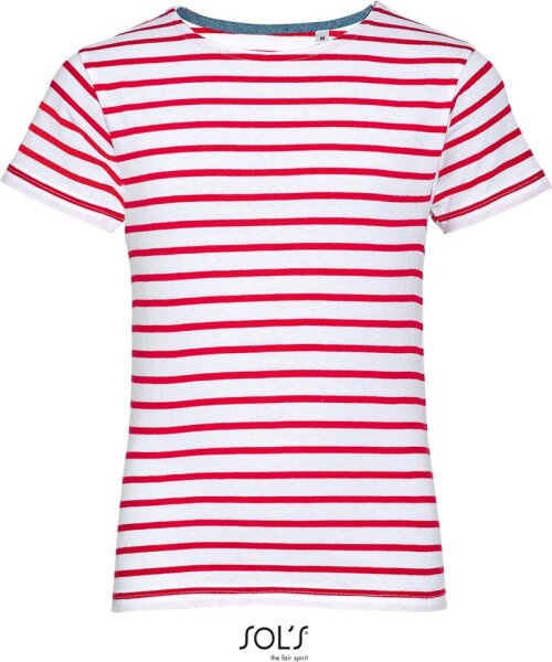 Kinder T-Shirt gestreift SOLS | Miles Kids