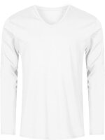 Herren V-Ausschnitt T-Shirt langarm - X.O Promodoro | 1460