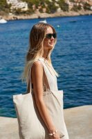 Maxi Bio Baumwolltasche naturgefärbt Westford Mill | W 285