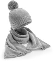 Geschenkset mit Strickmütze und Schal Beechfield | B...