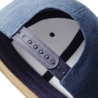 6 Panel Kappe "Suede Peak Snapback" Beechfield | B 668