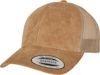 6 Panel Trucker Kappe "Suede" Flexfit | 6606SU
