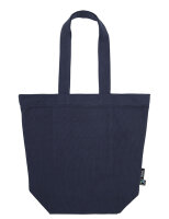 Bio Fairtrade Baumwolltasche mit Zipp Neutral | O 90053