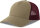 khaki/burgundy