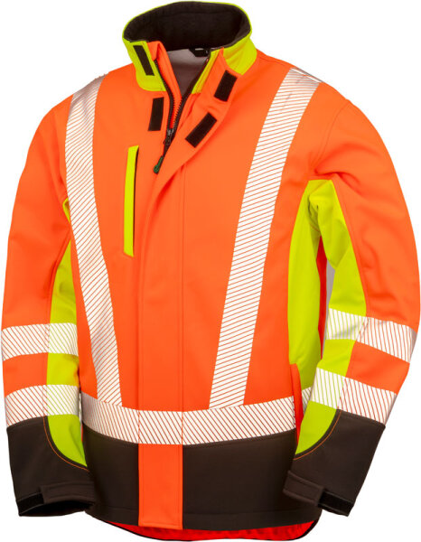 fluorescent yellow/fluorescent orange/black