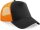 black/orange