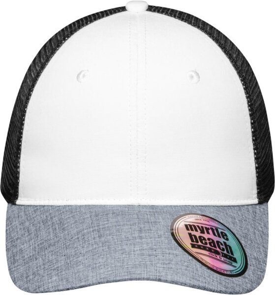 white/grey melange/black