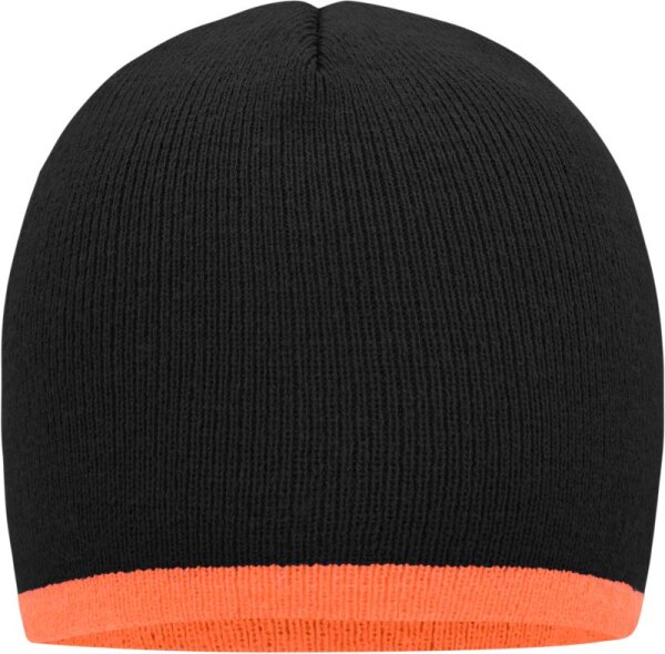 black/orange