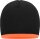 black/orange