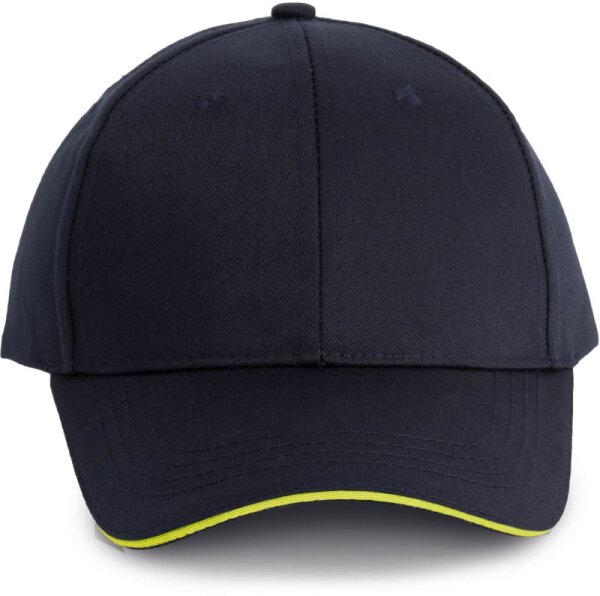 navy/fluorescent yellow