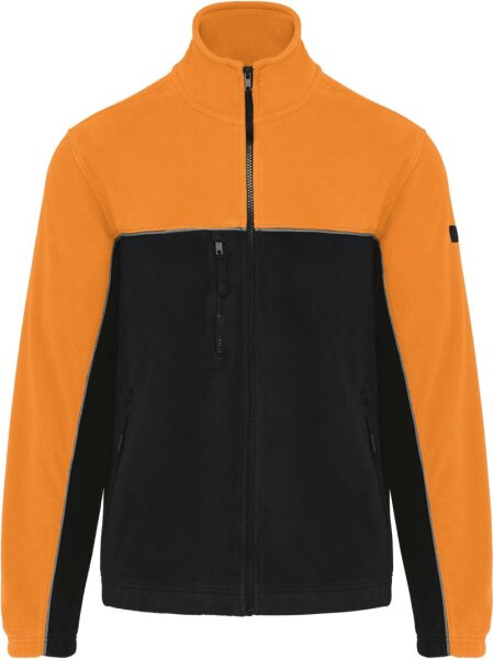 black/orange