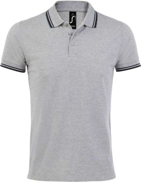 grey melange/french navy