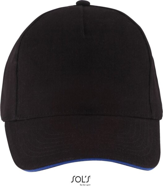 black/royal blue