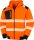 fluorescent orange/black