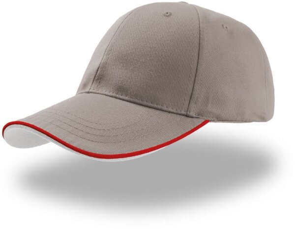 grey/red