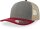 grey melange/cardinal/beige