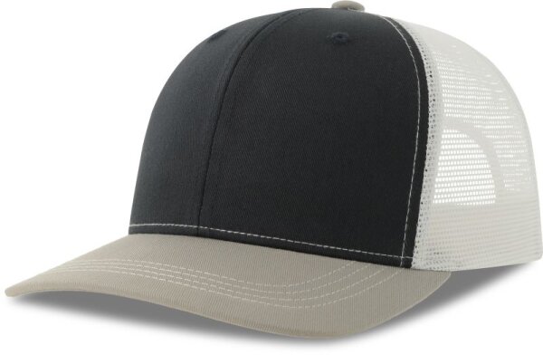 navy/grey melange/white