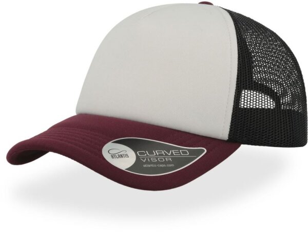 white/black/burgundy