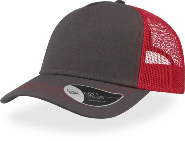 dark grey/red
