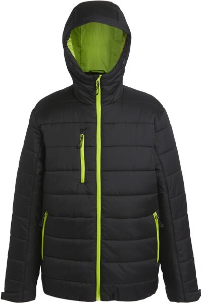 black/lime green