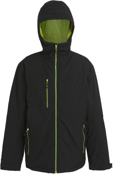 black/lime green