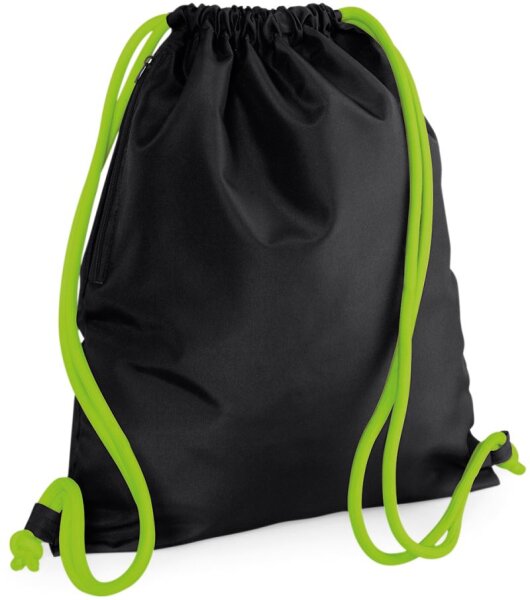 black/lime green