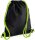 black/lime green