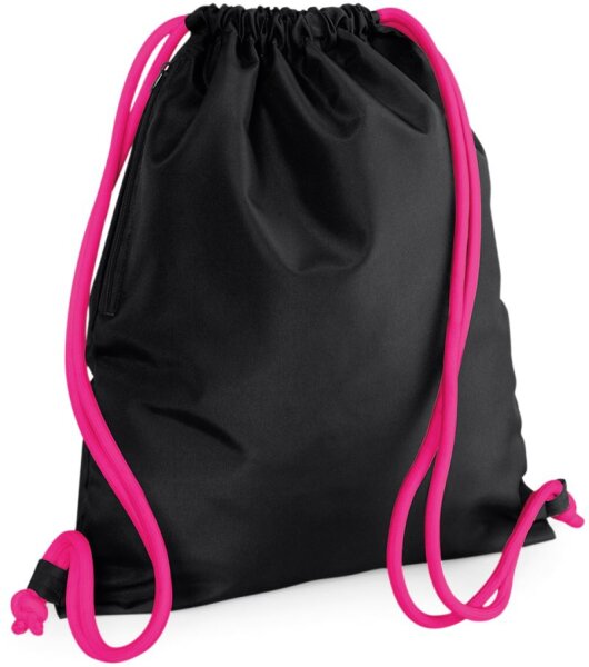 black/fuchsia