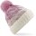 dusky pink/off white
