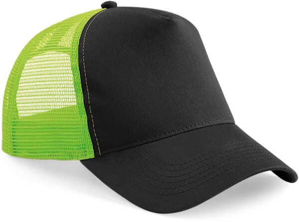 black/lime green