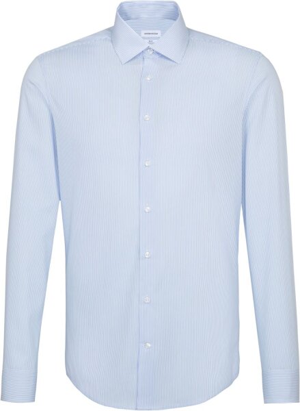 striped light blue/white