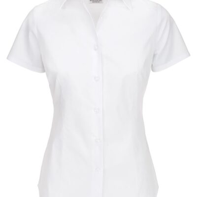 Popeline Stretch Bluse kurzarm B&C | Black Tie SSL /women Popeline Stretch Bluse kurzarm B&C | Black Tie SSL /women