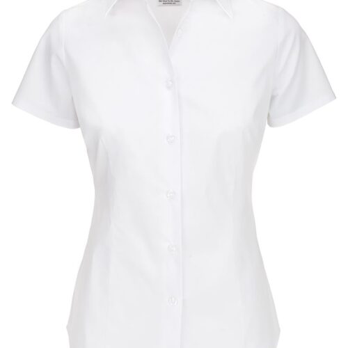 Popeline Stretch Bluse kurzarm B&C | Black Tie SSL /women Popeline Stretch Bluse kurzarm B&C | Black Tie SSL /women