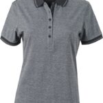 Damen Jersey Melange Polo Daiber | JN 705